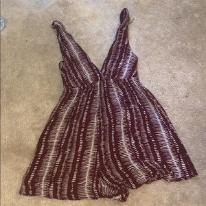 Maroon Romper